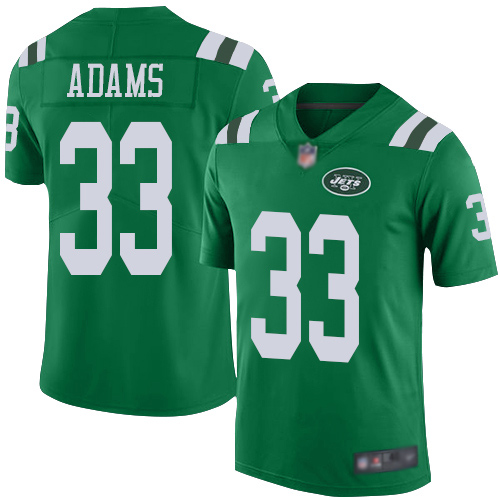 New York Jets Limited Green Men Jamal Adams Jersey NFL Football #33 Rush Vapor Untouchable->women nfl jersey->Women Jersey